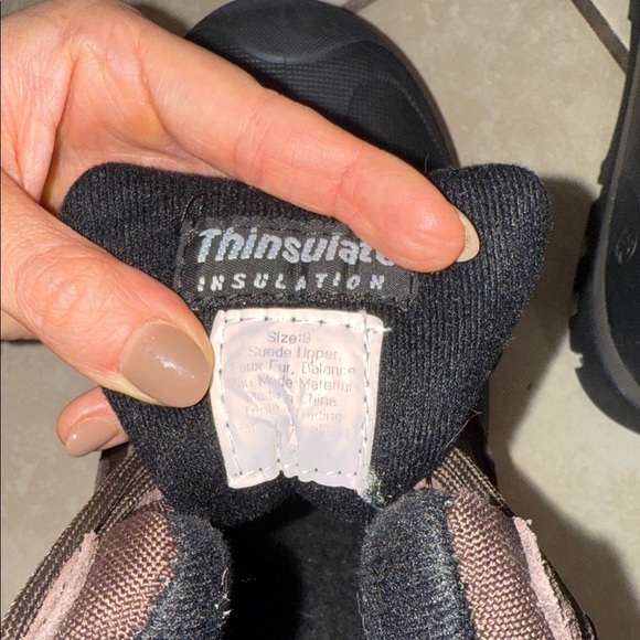 Brown and Black Winter Boots - Picture 4 of 5